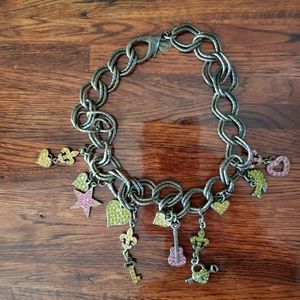 Sisi Amber Charm Necklace